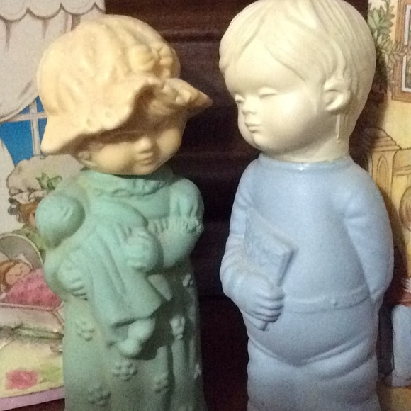 Vtg Avon Dreams Avon Boy & Girl/boxes bottles. - Picture 2 of 6